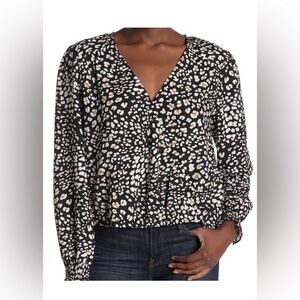 Sanctuary Faux Wrap Top